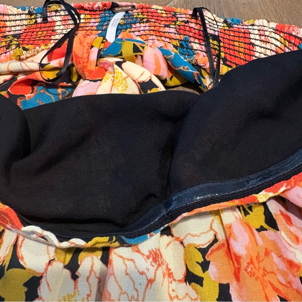 Free People Strapless Floral Maxi Dress Size Small - Picture 5 of 13